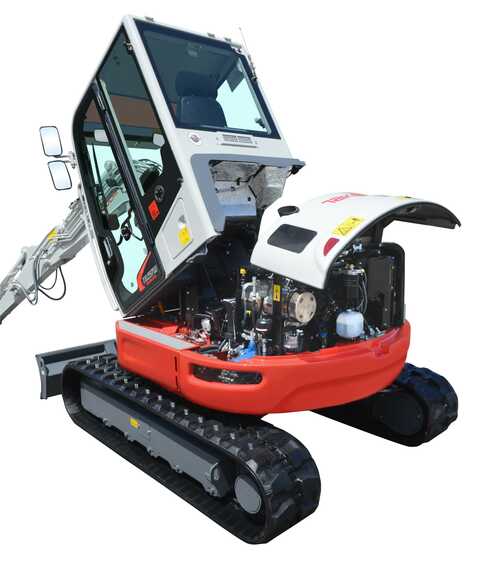 Huur een Takeuchi TB257FR - Graafmachine - Image #7