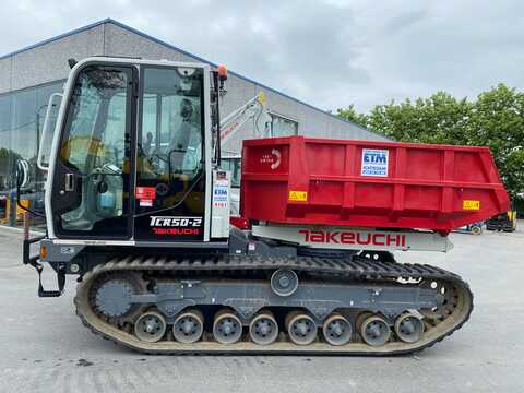 Huur een Takeuchi TCR50-2 - Rupsdumper - Image #3