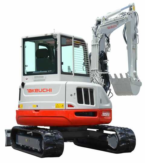 Huur een Takeuchi TB257FR - Graafmachine - Image #4