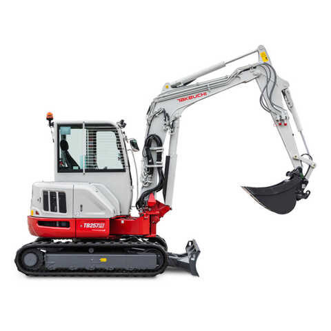 Huur een Takeuchi TB257FR - Graafmachine - Image #6