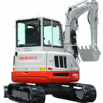 Huur een Takeuchi TB257FR - Graafmachine - Image #4