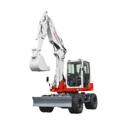 Koop een Takeuchi TB395W - Graafmachine op banden - Image #1